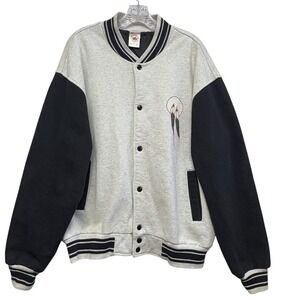 Vintage Fruit of the Loom Men's Eagle Graphic Varsity‎ Jacket Retro USA Size XL